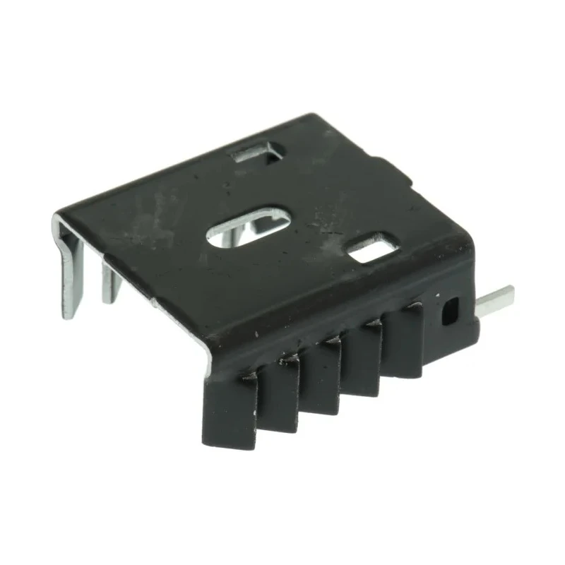 AAVID THERMALLOY Heatsink TO-220 Package Black Anodised Aluminium 13°C/W Thermal Resistance 31.2 mm x 12.5 mm x 30.4 5900PBG