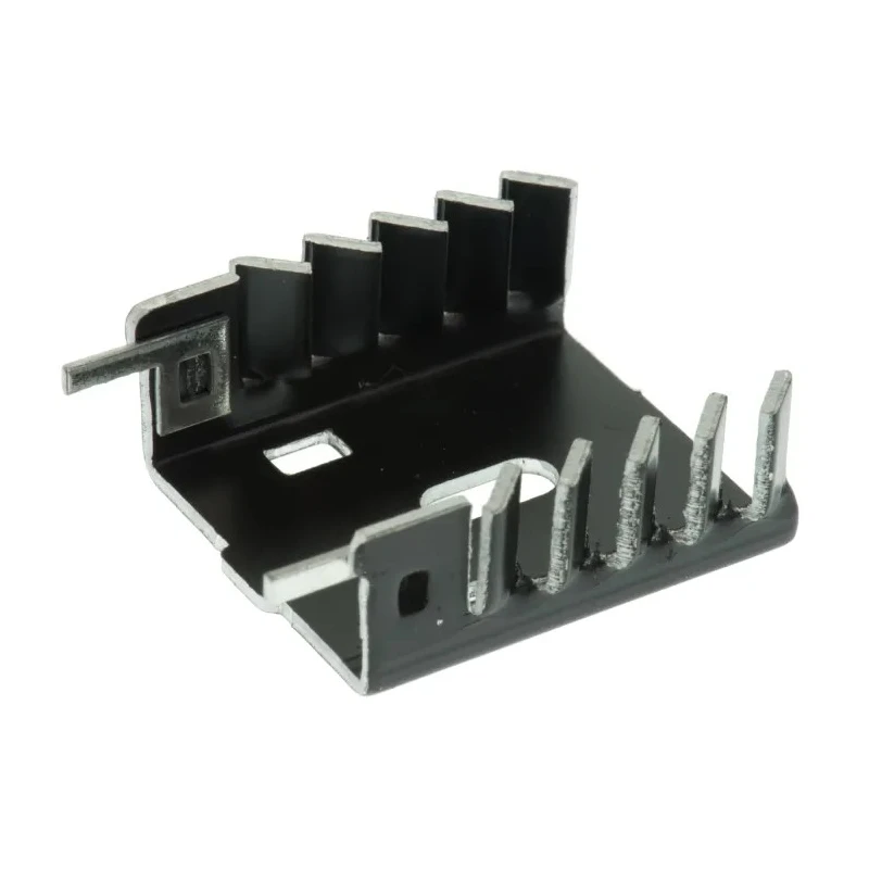AAVID THERMALLOY Heatsink TO-220 Package Black Anodised Aluminium 13°C/W Thermal Resistance 31.2 mm x 12.5 mm x 30.4 5900PBG