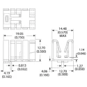 AAVID THERMALLOY Heatsink for Electronic Components, LEDs, PCBs, Thermal Resistance 27.3°C/W, Dimensions 12.7 576802B03100G