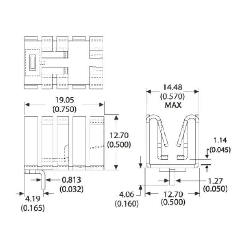 AAVID THERMALLOY Heatsink for Electronic Components, LEDs, PCBs, Thermal Resistance 27.3°C/W, Dimensions 12.7 576802B03100G