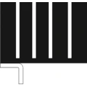 AAVID THERMALLOY Heatsink for Electronic Components, LEDs, PCBs, Thermal Resistance 27.3°C/W, Dimensions 12.7 576802B03100G