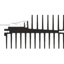 AAVID THERMALLOY Heatsink for Thin Components Power Semiconductors Sensors Black Anodised Nickel Plated 85.5 mm x 0SA36/50/B