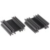 AAVID THERMALLOY Aluminium Black Anodised Heatsink for TO-218, TO-220, TO-247 Devices with 10.2°C/W Thermal SW38-2G