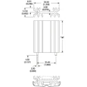 AAVID THERMALLOY Aluminium Black Anodised Heatsink for TO-218, TO-220, TO-247 Devices with 10.2°C/W Thermal SW38-2G