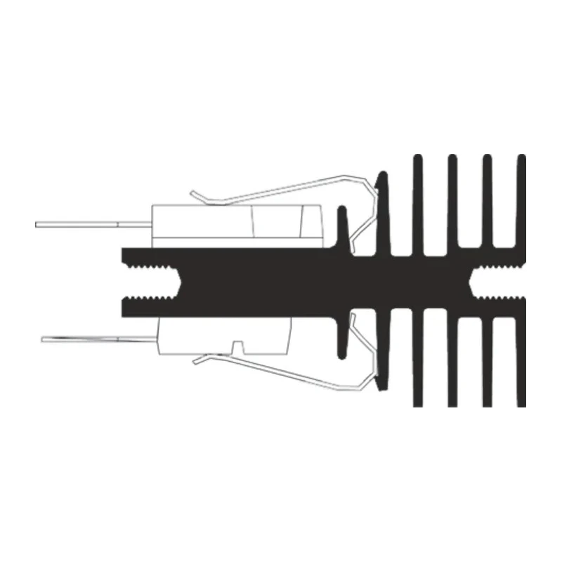 AAVID THERMALLOY Heatsink for Printers, Medical Electronics, Semiconductor Integrated Circuits, Power Tools, Test 0S507/50/B