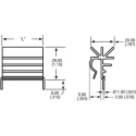 AAVID THERMALLOY Heatsink for Electronic Components, LEDs, PCBs, 13.1°C/W Thermal Resistance, 28 mm Height, 20 mm HF20