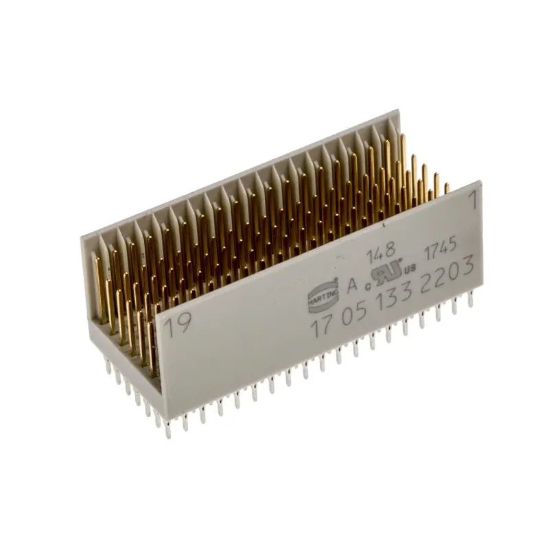 HARTING har-bus HM 2 mm Pitch Straight Male 7 Row 133 Way Backplane Connector 17051332203