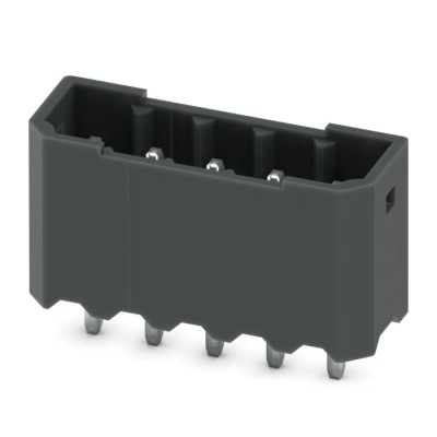 Phoenix Contact COMBICON PTSM Series Pluggable Terminal Block, 5-Contact, 2.5 mm Pitch, 1 Row, 6A, 160V, Black 1778586