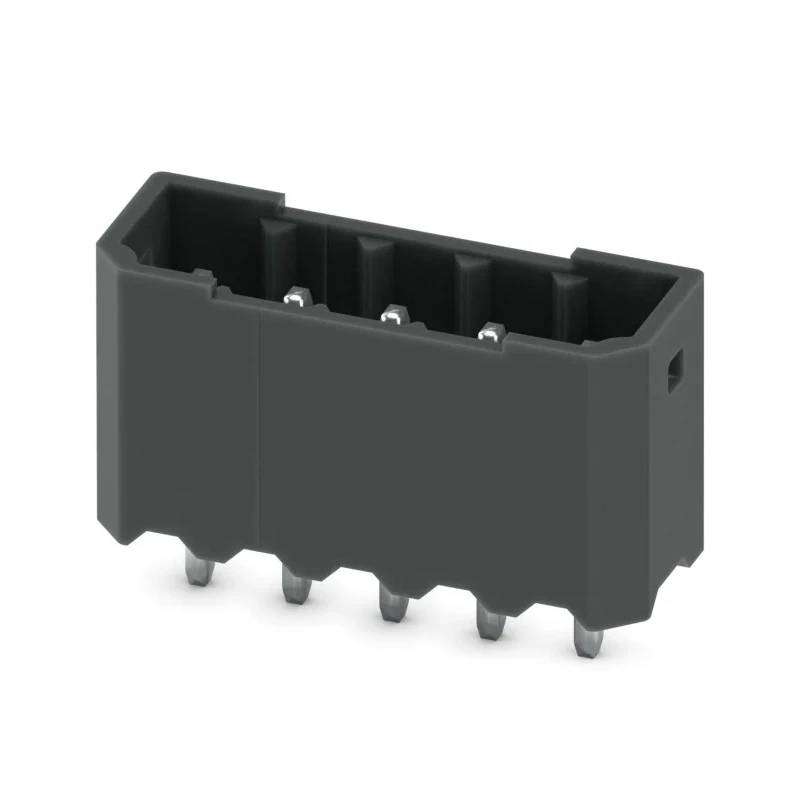 Phoenix Contact COMBICON PTSM Series Pluggable Terminal Block, 5-Contact, 2.5 mm Pitch, 1 Row, 6A, 160V, Black 1778586