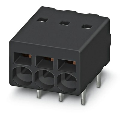 Phoenix Contact PTSM 0.5/4-2.5-H THR R32 Series Right Angle PCB Terminal Block, 4 Contacts, 2.5 mm Pitch, 1 Row 1770908