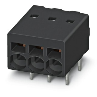 Phoenix Contact PTSM 0.5/2-2.5-H THR R24 Series Right Angle PCB Terminal Block, 2 Contacts, 2.5 mm Pitch, 160V 6A 1770885