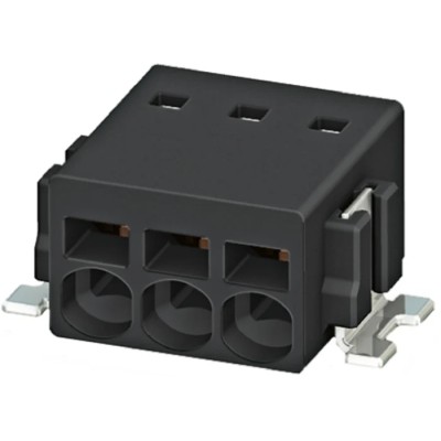 Phoenix Contact PTSM 0.5/3-2.5-V SMD R44 Series Straight PCB Terminal Block, 3 Contacts, 2.5 mm Pitch, 160 V, 6 A 1771101