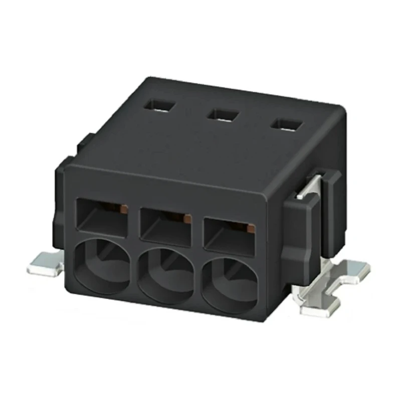 Phoenix Contact PTSM 0.5/3-2.5-V SMD R44 Series Straight PCB Terminal Block, 3 Contacts, 2.5 mm Pitch, 160 V, 6 A 1771101