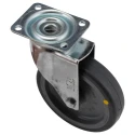 RS PRO Swivel Castor Wheel 100 mm Diameter 60 kg Load Capacity Rubber Tyre 129 mm Height 30 mm Width 712-4863