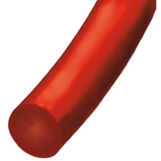 RS PRO Round Solid Polyurethane Belt 30 m Length 2 mm Diameter Red 20 mm Minimum Pulley Diameter 712-4885