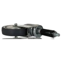RS PRO Swivel Castor 60 kg Capacity 100 mm Rubber Wheel 127 mm Overall Height 712-4888