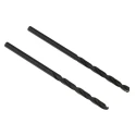 Tivoly High-Speed Steel Drill Bits, Cylindrical Shank, 2.5mm, 118° Point Angle, 4 Flutes, 2 Pieces, DIN 338 11436720250