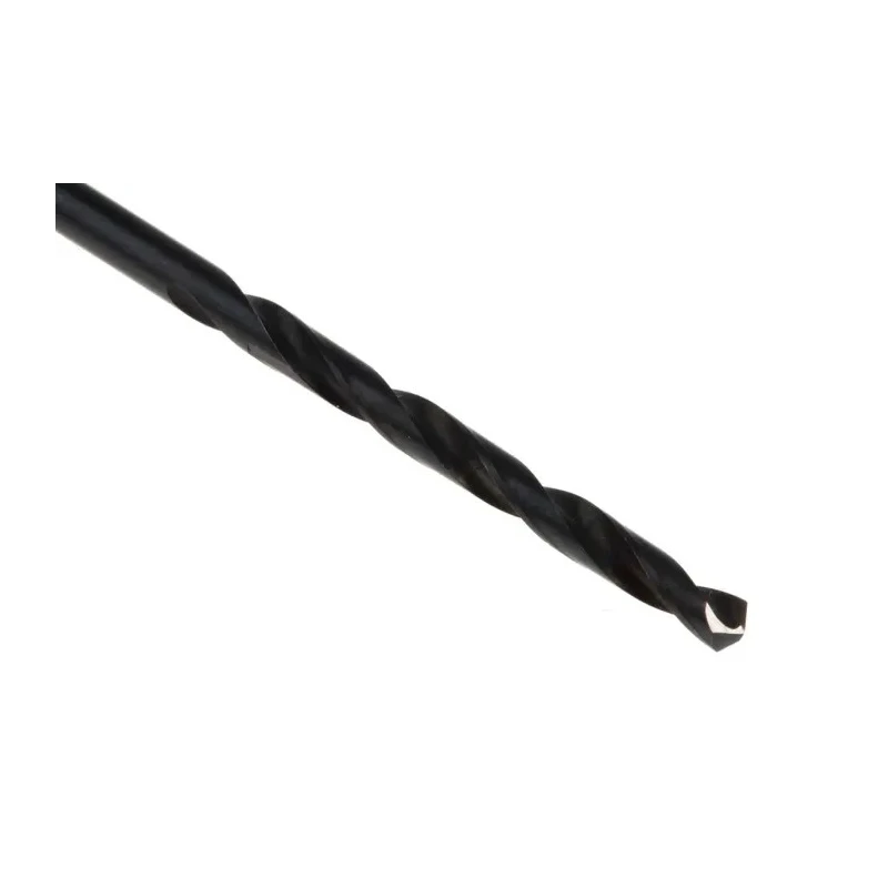 Tivoly High-Speed Steel Drill Bits, Cylindrical Shank, 2.5mm, 118° Point Angle, 4 Flutes, 2 Pieces, DIN 338 11436720250