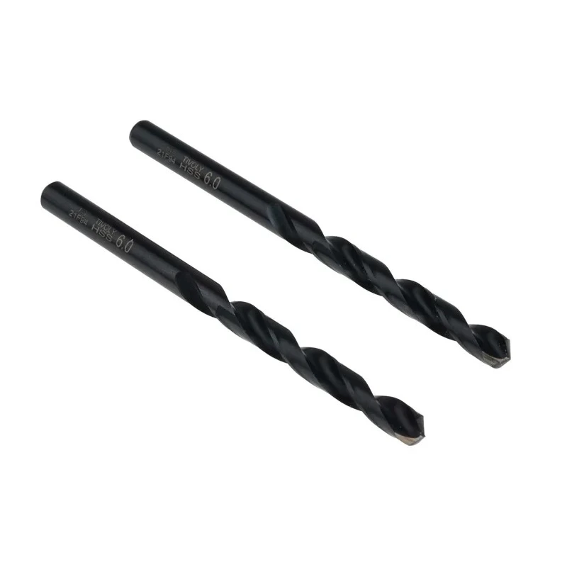 Tivoly High Speed Steel (HSS) Drill Bit 6 mm Cylindrical Shank Helical Flute 118° Point Angle Model 11405720600