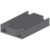 AAVID THERMALLOY Heatsink for 1/4 Brick DC/DC Converter Black 58 mm x 58 mm x 11.4 mm 241404B91200G