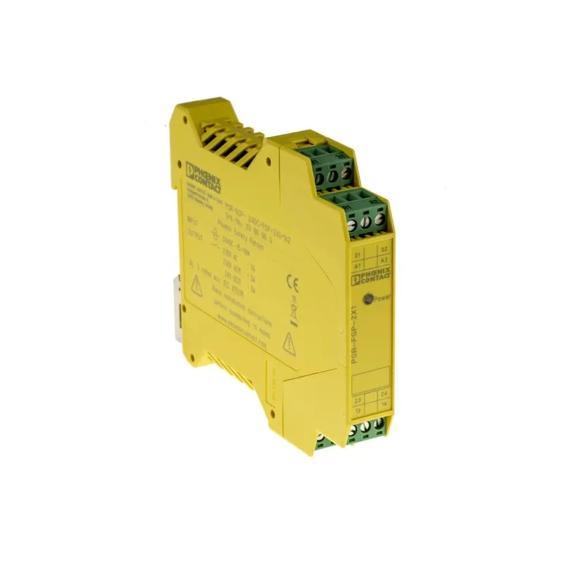 Phoenix Contact 24V DC Coupling Relay with 3 Safety Contacts PSR-SCP-24DC/FSP/2X1/1X2 2986960