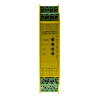 Phoenix Contact 24V AC/DC Safety Relay, 3 Safety Contacts, 1 Auxiliary Contact, IP54, Model 2900509