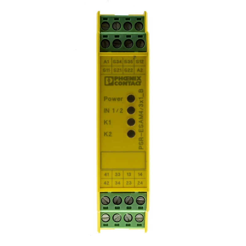 Phoenix Contact 24V AC/DC Safety Relay, 3 Safety Contacts, 1 Auxiliary Contact, IP54, Model 2900509