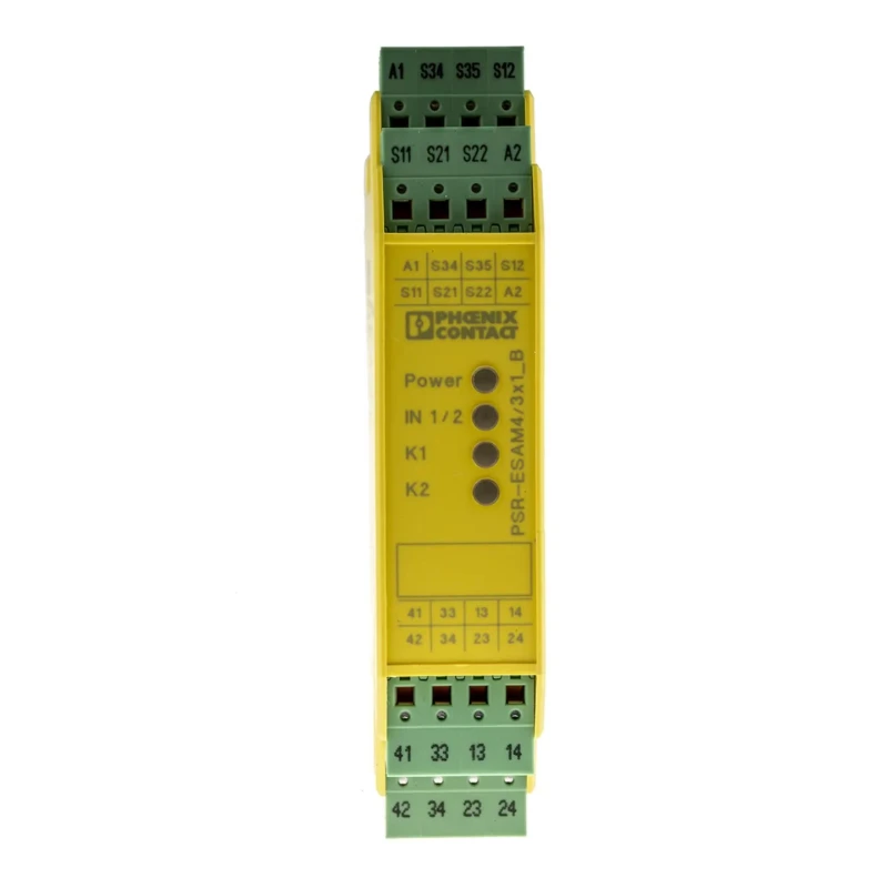 Phoenix Contact 24V ac/dc Safety Relay PSR-SPP-24UC/ESAM4/3X1/1X2/B with 3 Safety Contacts and 1 Auxiliary Contact ESAM4