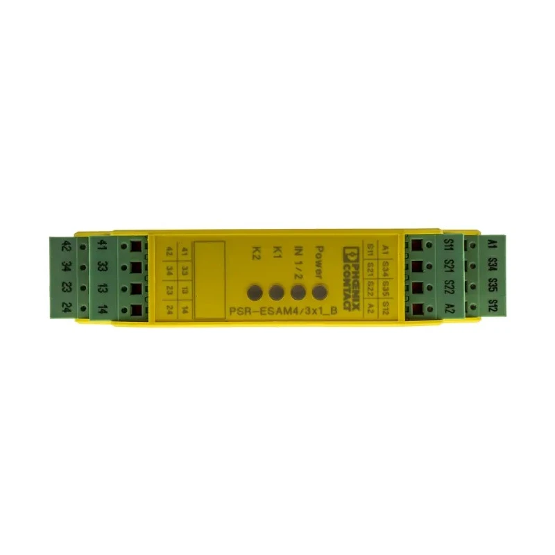 Phoenix Contact 24V ac/dc Safety Relay PSR-SPP-24UC/ESAM4/3X1/1X2/B with 3 Safety Contacts and 1 Auxiliary Contact ESAM4