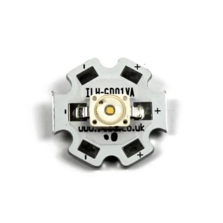 Intelligent LED Solutions Dragon1 PowerStar LED Array 1-LEDs Yellow, Constant Current, 20mm Diameter ILH-GD01-YELL-SC201.