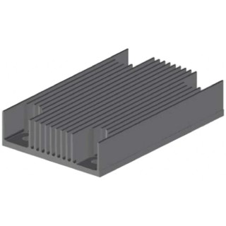 AAVID THERMALLOY Heatsink for 1/4 Brick DC/DC Converter 11.4 mm Height 37 mm Width 37 mm Length 241404B92200G