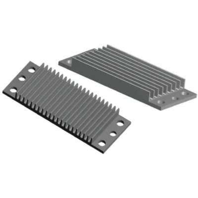AAVID THERMALLOY Heatsink for 1/8 Brick DC/DC Converter Screw Fastening 6.1 mm x 57.9 mm x 22.9 mm 241802B92200G