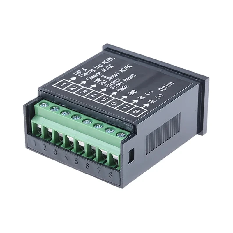 Baumer ISI34 Digital Hour Meter Counter 8-Digit LCD Display 10-260VAC/DC Germany ISI34