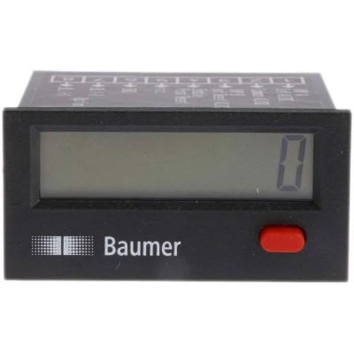 Baumer 8 Digit Digital Counter, Panel Mounted, 8mm Digit Height, ISI30 
