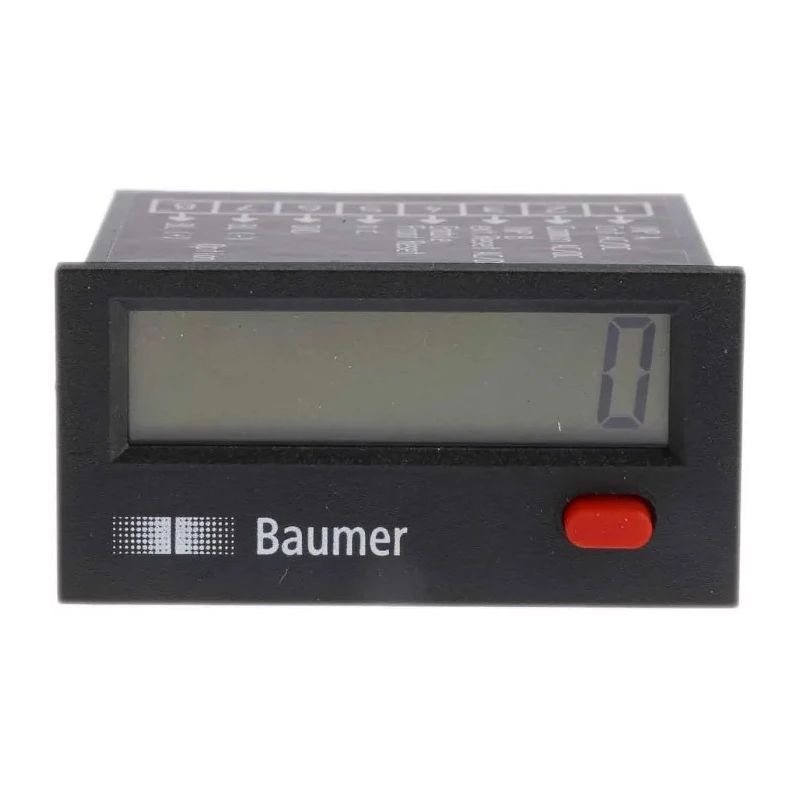 Baumer 8 Digit Digital Counter, Panel Mounted, 8mm Digit Height, ISI30 