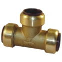 Pegler Yorkshire Brass Pipe Fitting Compression Equal Tee Female BSP 15 mm to Female Metric 15 mm 65666