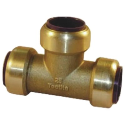 Pegler Yorkshire Brass Pipe Fitting Compression Equal Tee Female BSP 15 mm to Female Metric 15 mm 65666