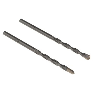 Tivoly Industrial Grade Tungsten Carbide Drill Bit 4 mm, Bright Finish, Straight Flute, 2 Pieces 10900220400