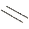 Tivoly Industrial Grade Tungsten Carbide Drill Bit 4 mm, Bright Finish, Straight Flute, 2 Pieces 10900220400
