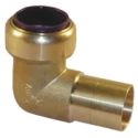 Pegler Yorkshire Brass Pipe Fitting Compression Elbow Female BSP 15 mm to Male Metric 15 mm 65496