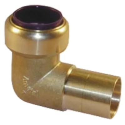 Pegler Yorkshire Brass Pipe Fitting Compression Elbow Female BSP 15 mm to Male Metric 15 mm 65496