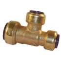 Pegler Yorkshire Brass Pipe Fitting Compression Branch Tee Female BSP 22 mm to Female Metric 15 mm 65820