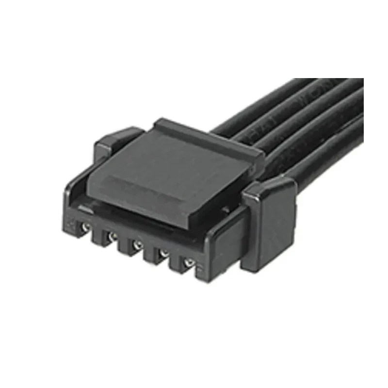 Molex Wire to Board Cable 6 Way Female Micro-Lock Plus to 5 Way Female Micro-Lock Plus, Black, 600 mm 45111-0506