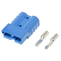 Anderson Power Products SB50 Series 2 Way Male Battery Connector, Straight Cable, 600V, 50A SB50