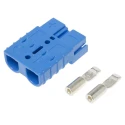 Anderson Power Products SB50 Series 2 Way Male Battery Connector, Straight Cable, 600V, 50A SB50