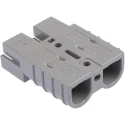 Anderson Power Products SB50 Series 2 Way Male Battery Connector, Straight, Cable Mount, 600V, 50A, Silver-Plated 6319G1