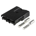 Anderson Power Products SBS75X Series 2 Way Male Battery Connector, Straight Cable, 600V, 110A 