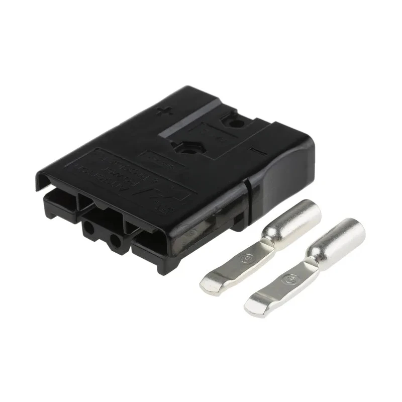 Anderson Power Products SBS75X Series 2 Way Male Battery Connector, Straight Cable, 600V, 110A 