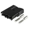 Anderson Power Products SBS75X Series 2 Way Male Battery Connector, Straight Cable, 600V, 110A