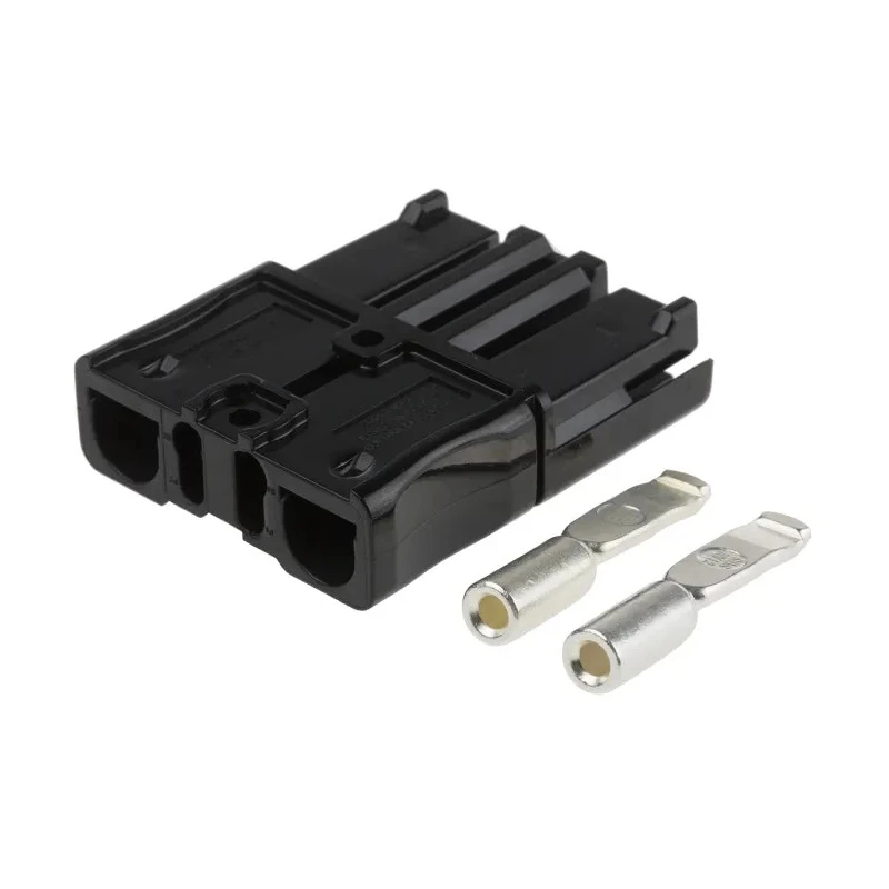 Anderson Power Products SBS75X Series 2 Way Male Battery Connector, Straight Cable, 600V, 110A 